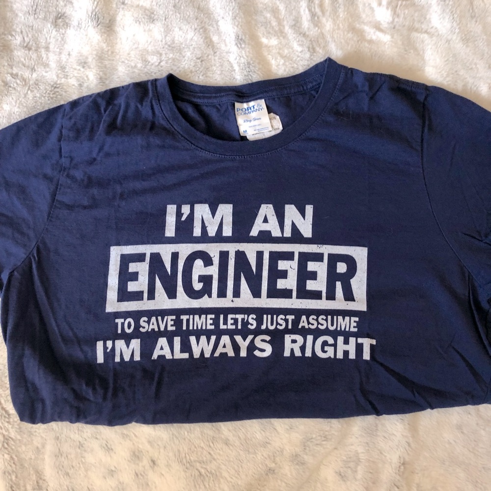 Graphic T-shirt. Medium.